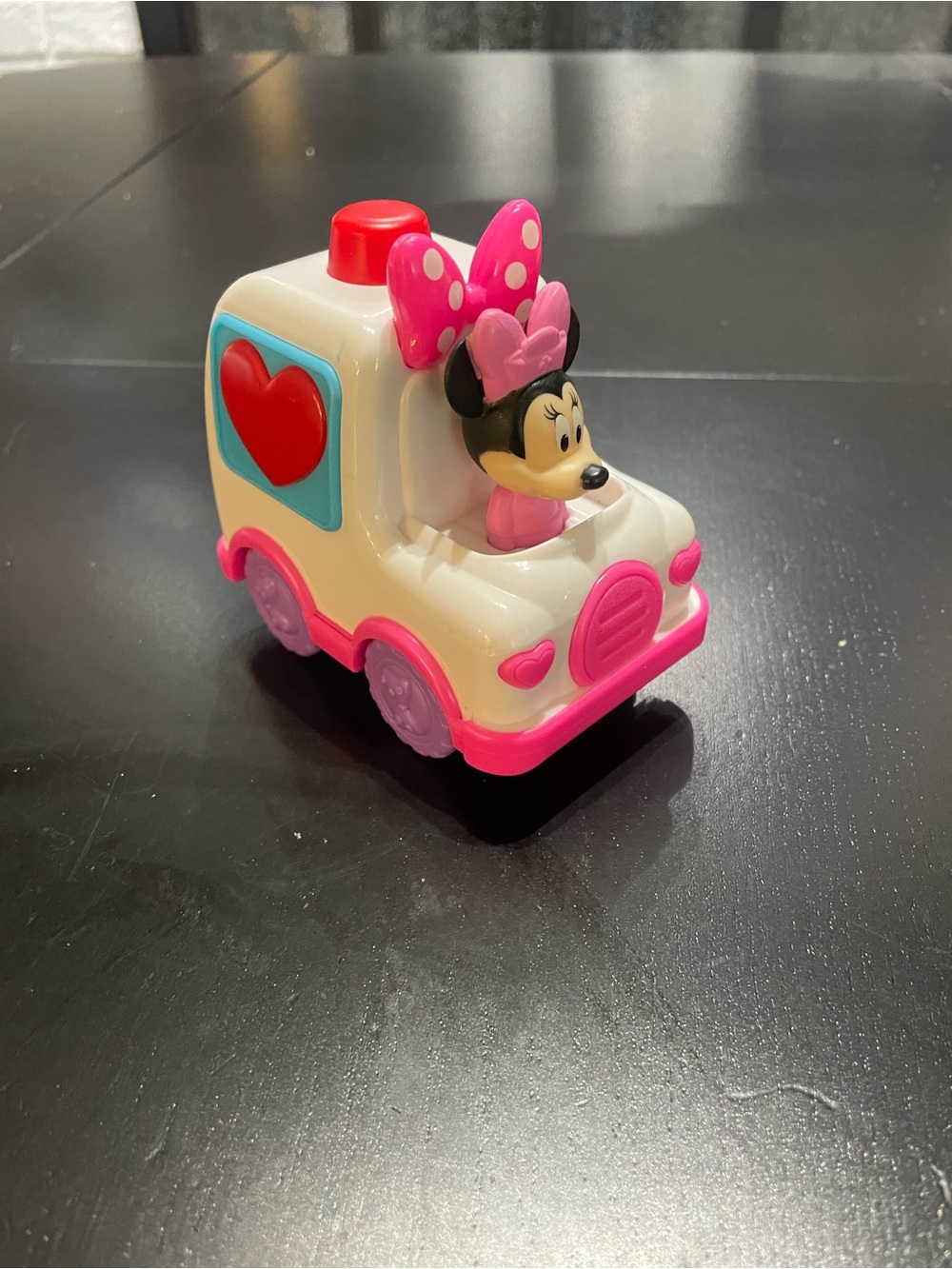 Disney Jr Mickey Funhouse Let's Work Minnie Mouse Ambulance toy pull toddler car